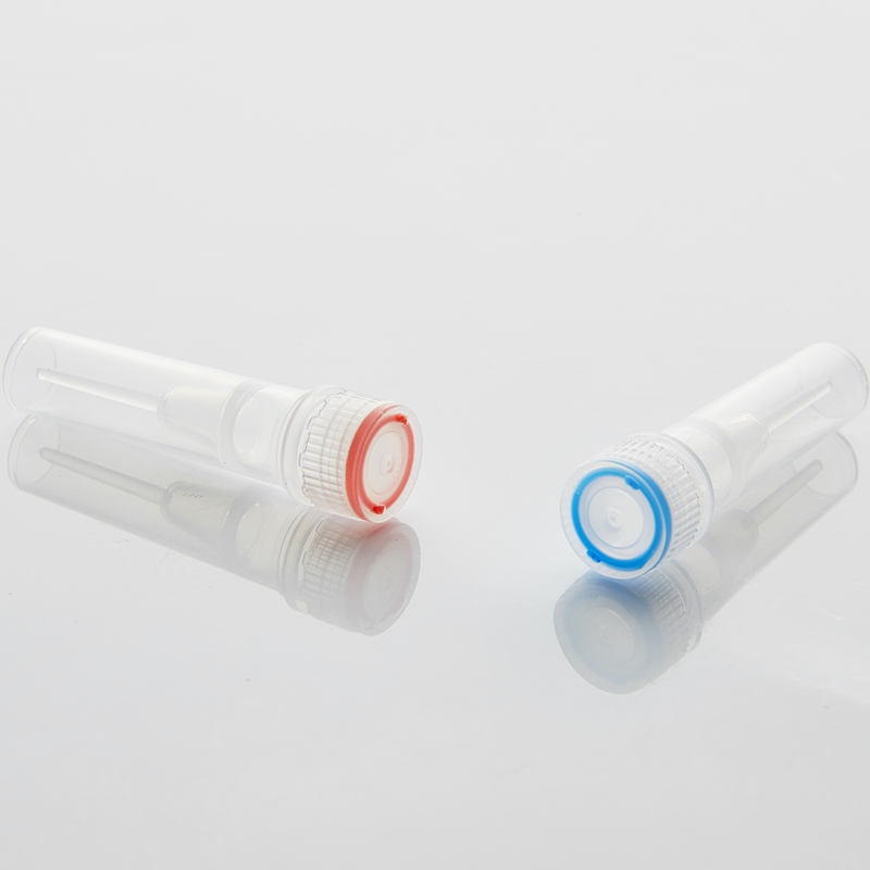 0.5ml cryovial self standing dual color